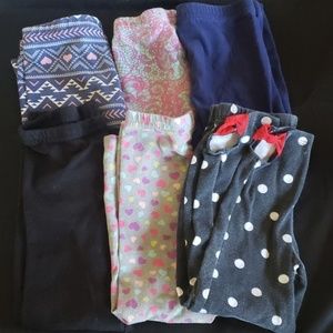 6 pairs of leggings